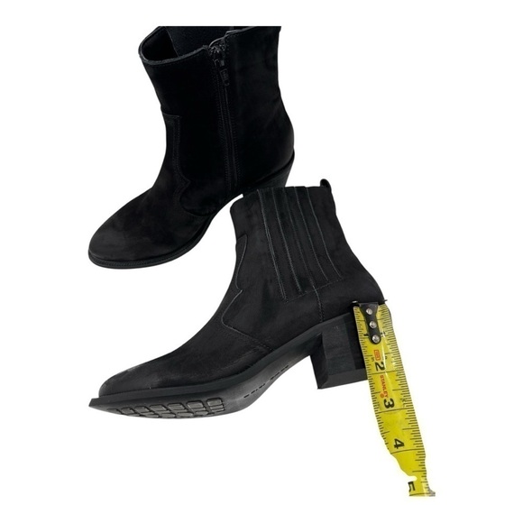 David Tate Baya Western Bootie black leather size 7 M - Picture 9 of 12